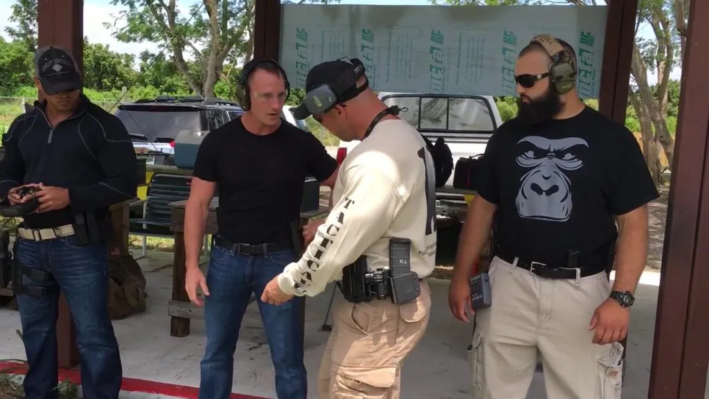 Instructor teaching about malfunctions training