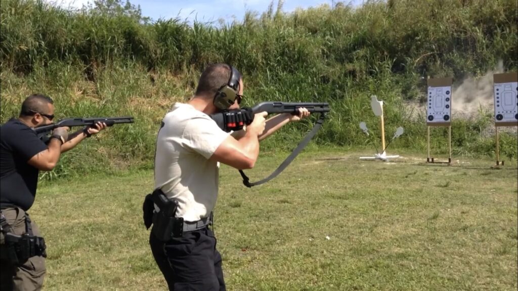 Private shotgun training