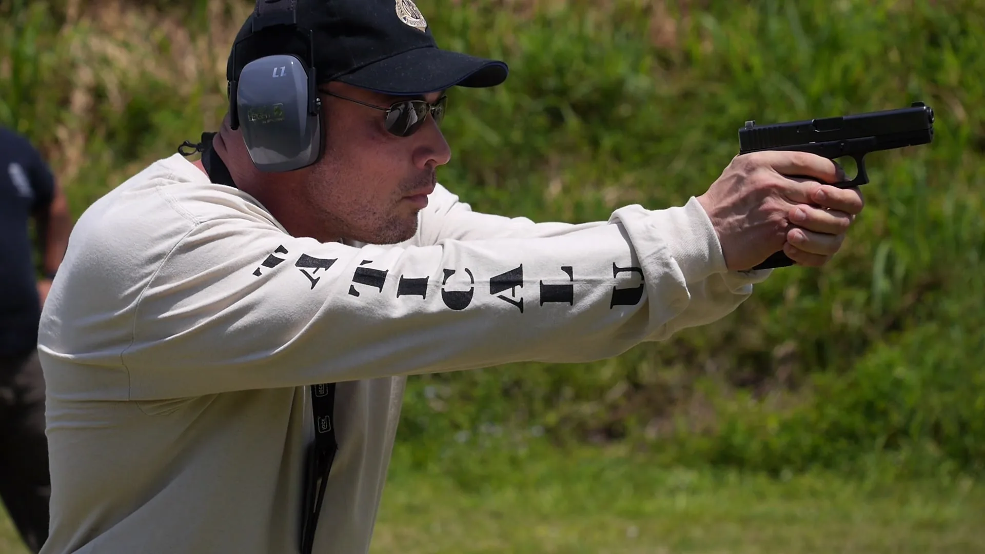 Stephen L. Cohen leading armed tactical team training at a South Florida range