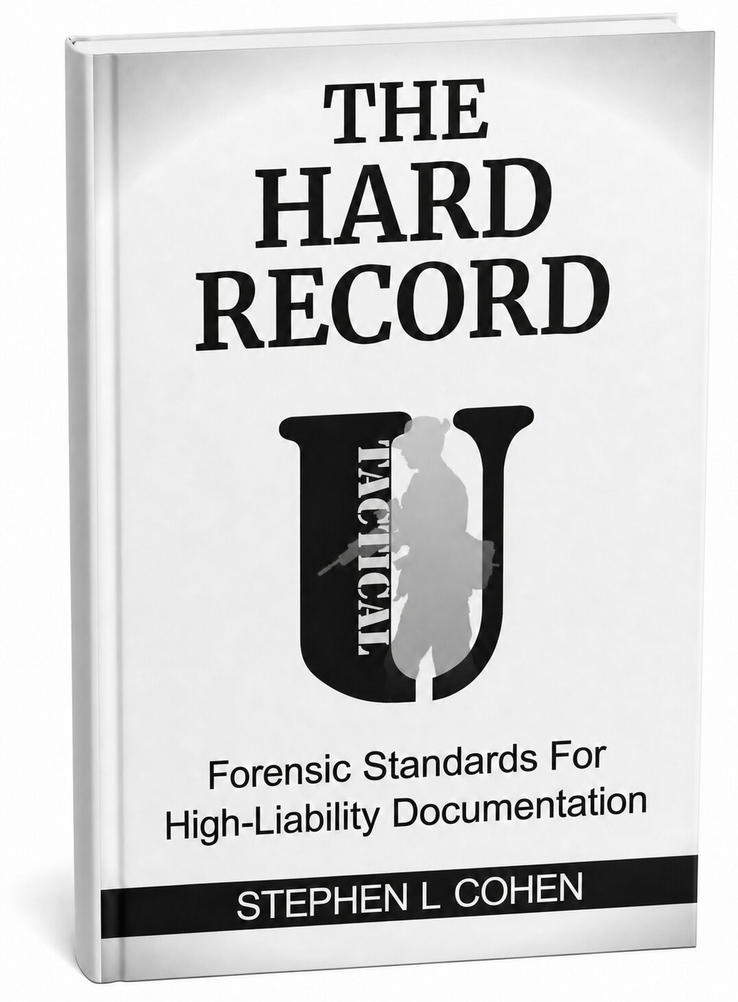 The Hard Record by Stephen L Cohen shown as a silver-white hardcover book