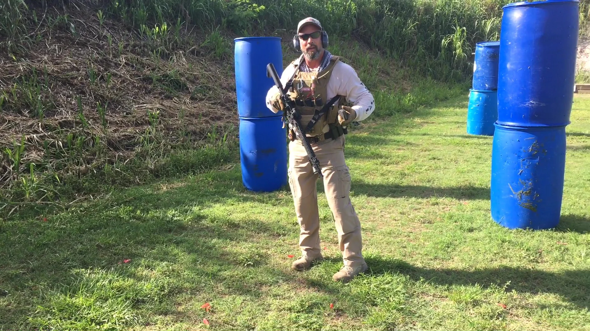 Stephen L. Cohen during Tactical U outdoor training