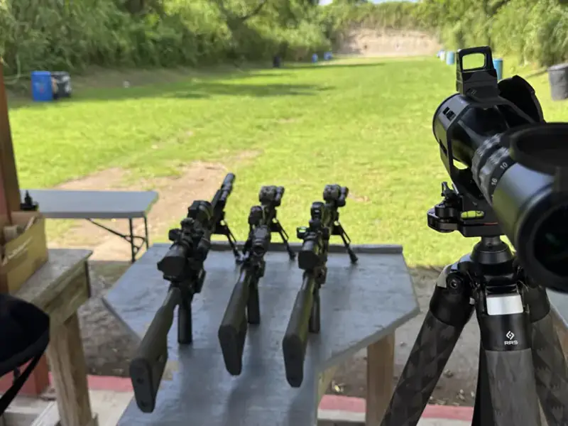 Precision rifles staged at the Homestead range